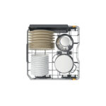 Bauknecht teilintegrierter Geschirrspüler: 60 cm, Farbe Edelstahl - BKKR PCMCH – Bild 5