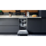 Bauknecht vollintegrierter Geschirrspüler: 45 cm Kompaktgerät, Farbe Edelstahl - BSIO 3O35 PFE X CH – Bild 6