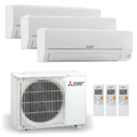 Mitsubishi Electric Multisplit Set 3x 2.5 kW MSZ-AY25VGKP(110m3 pro Wandgerät)