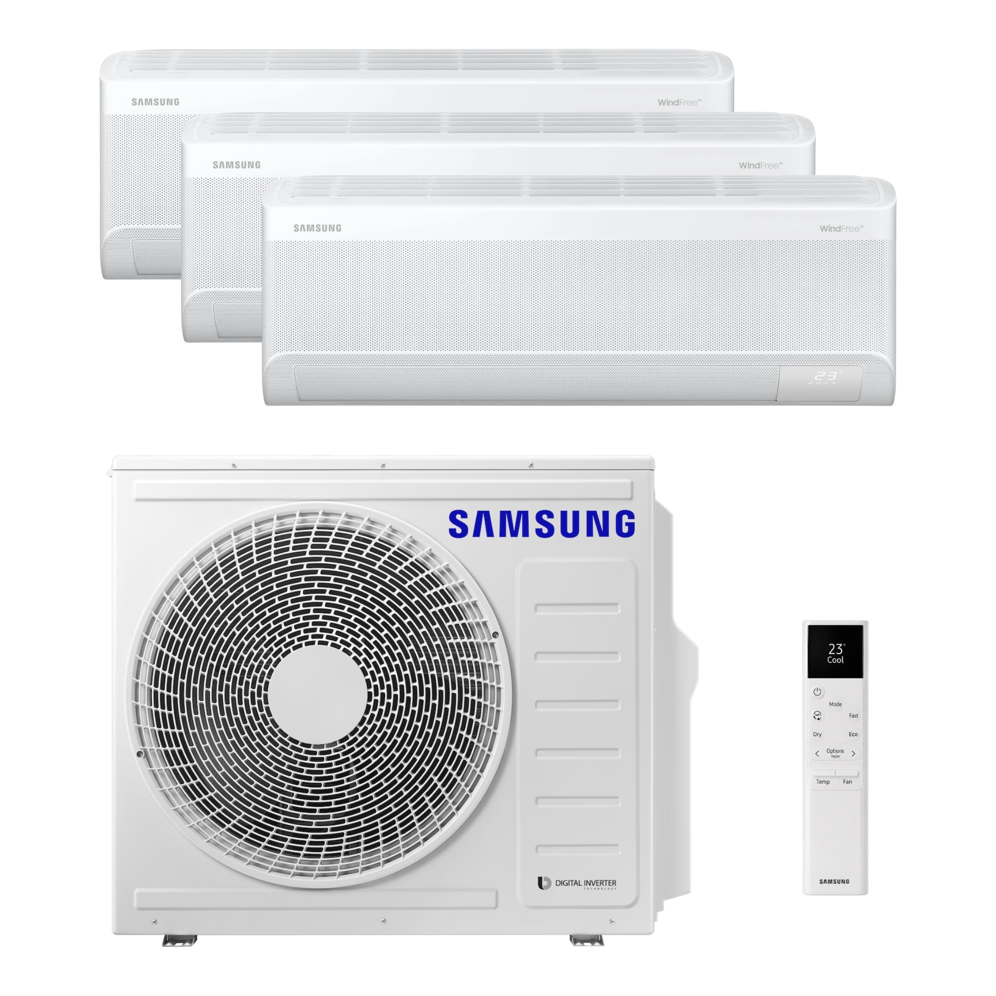 Samsung-multi Samsung Multisplit Set Comfort S2 2x2.5 + 1x3.5 kW | 6.8 kW – Bild 1