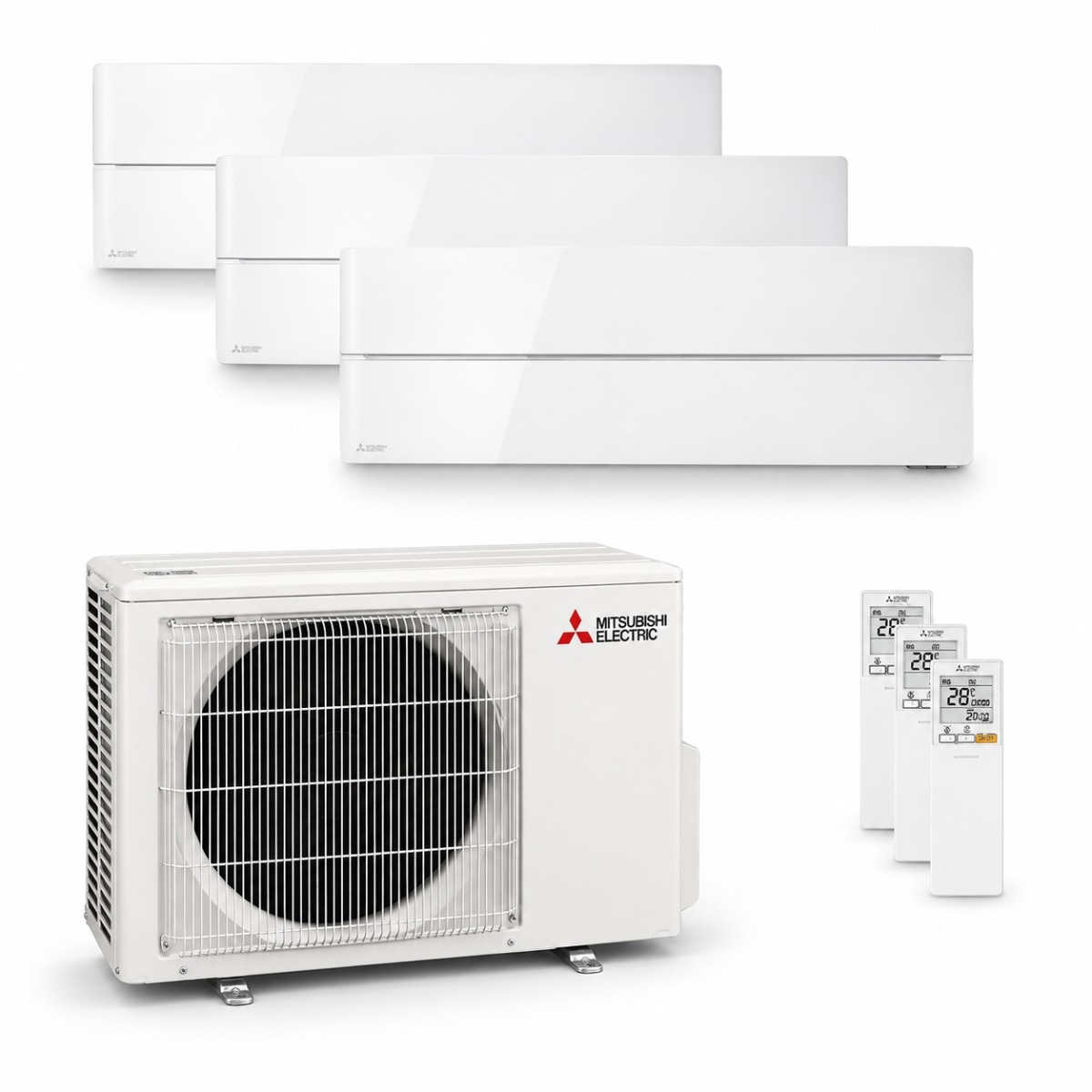 MitsubishiDiamond Mitsubishi Electric Multisplit Diamond Set 3x 2.5 kW mit 5.4 kW Aussengerät – Bild 1