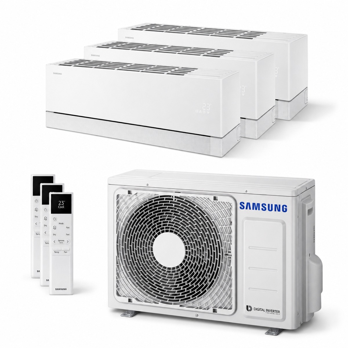 SamsungPremiere Samsung Multisplit Set Premiere 3×2.5 kW mit 6.8 kW Aussengerät – Bild 1